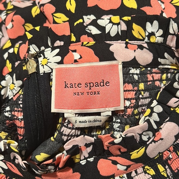 Kate Spade Road Trip Floral Shift Dress Blazer Blue New Size Small - Picture 15 of 16
